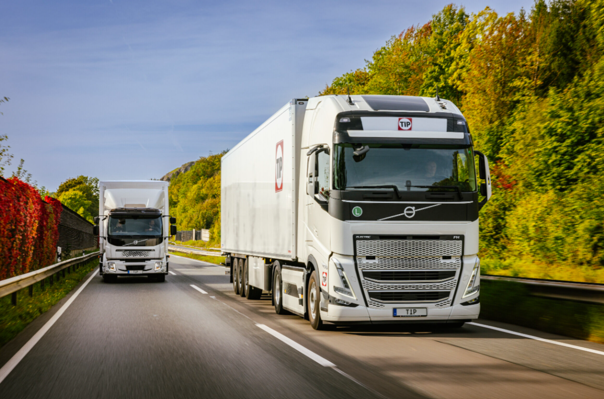 e-truck driving pic